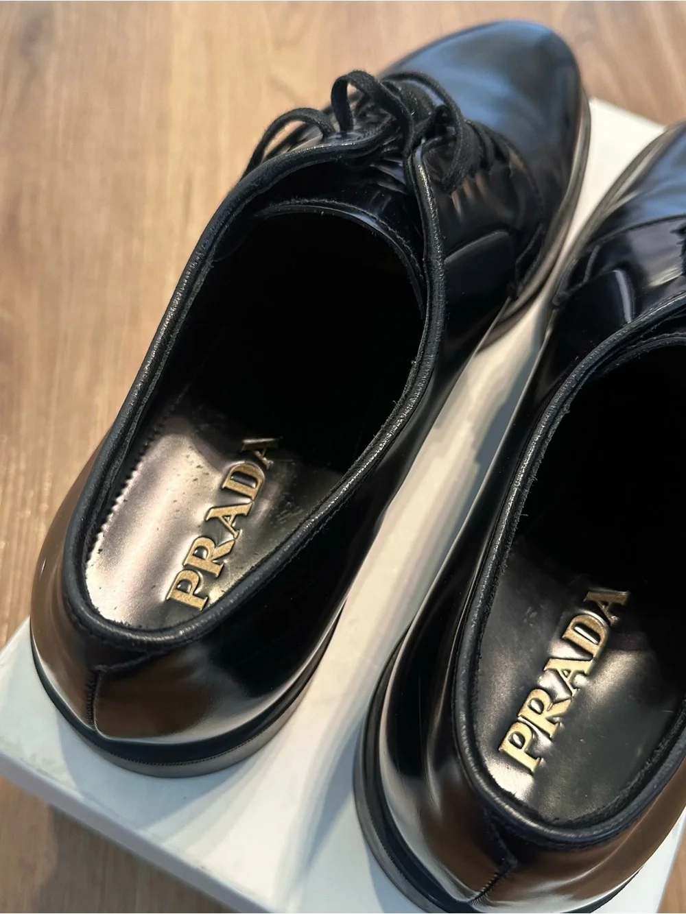 Classic Black Leather Derby Shoes - Polished Men's Dress Shoes